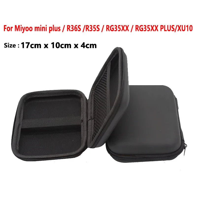 For R36S/R35 plus Game Console Storage Bag EVA Hard Portable Protect Game Accessories Carry Case for R36S Game Console